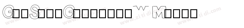 GenSekiGothic2TW M字体转换